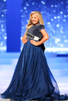 Blue Sherri Hill Couture Gown