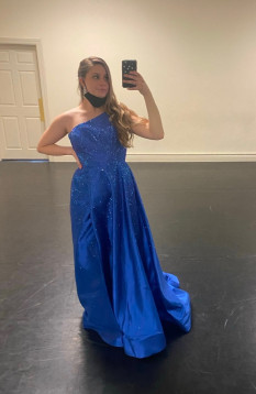 Blue Ombre Evening Gown by Sherri Hill #54425