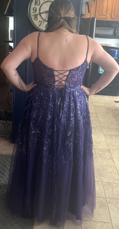 Purple Evening Gown