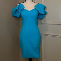 Blue Cocktail Dress