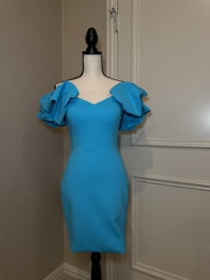 Blue Cocktail Dress