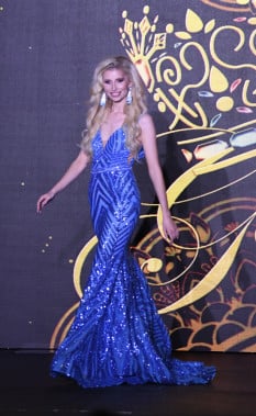  Blue Jovani Evening Gown