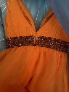 Orange NAM Formal wear gown by Ashley Lauren Size 2