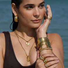 Adhara Cuban Chain Necklace -Ellie Vail Jewelry