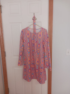 70s Style Dress with Headband