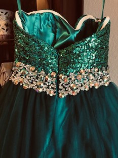 FLIRT Emerald Green Miss Pageant Dress by Maggie Sottero