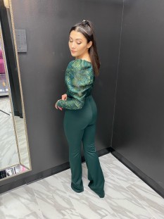 Fernando Wong Green Jumpsuit