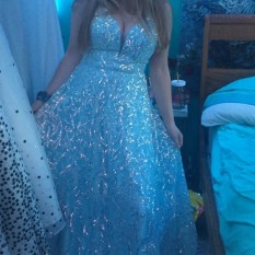 Cinderella Divine Sequin Blue Dress