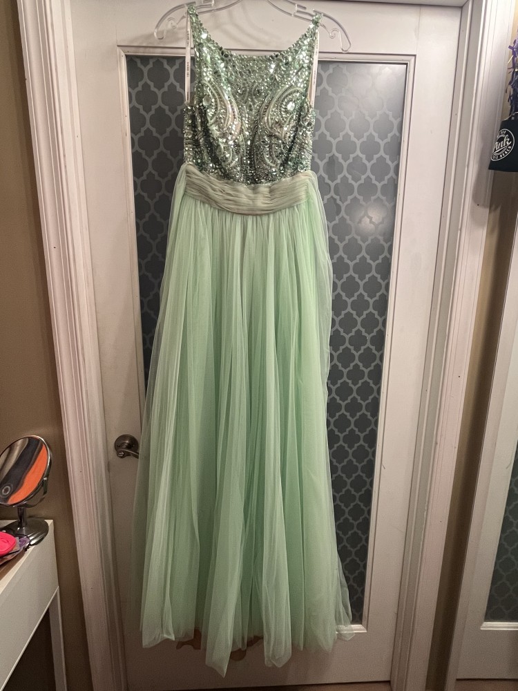 Sherri Hill Mint Green Dress