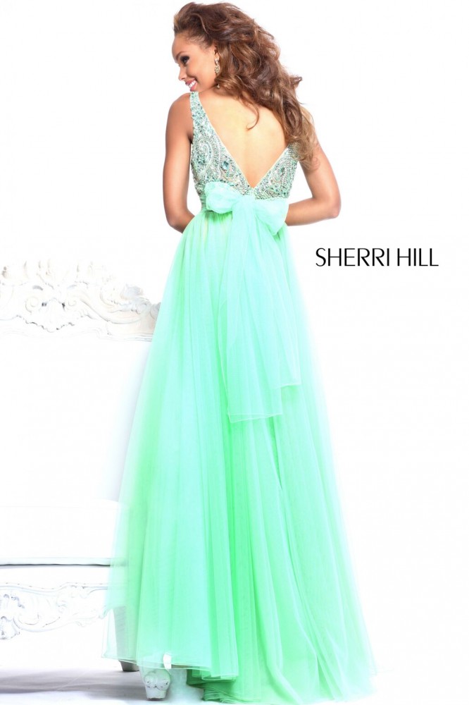 Sherri Hill Mint Green Dress