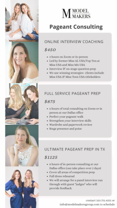  3 Hour Pageant Coaching Package