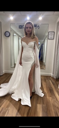 Jovani White Evening Gown